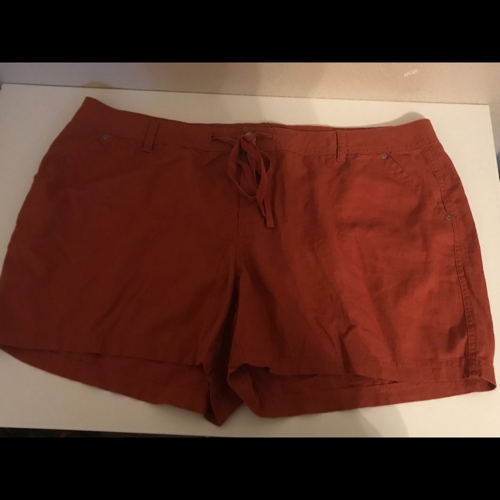 Burnt orange shorts